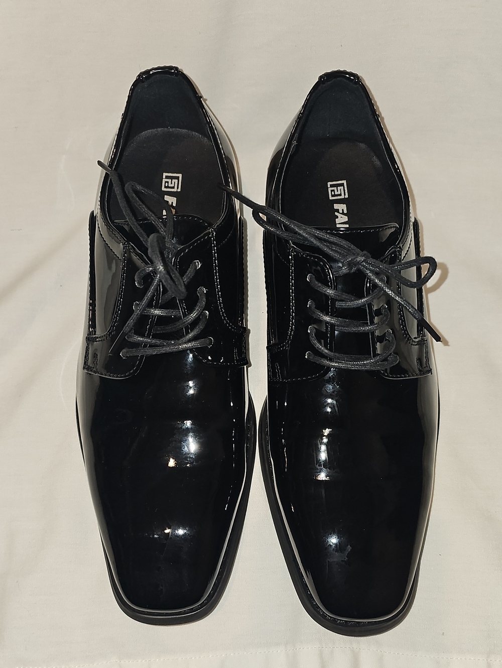 Faranzi Addison Black Lace-Up Dress Shoe Men's Size 8.5 Used